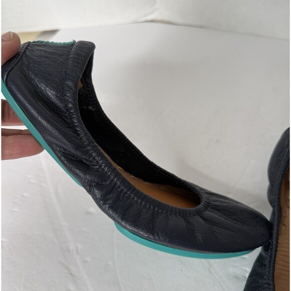 Tieks Women's Ballet Flats 5 California Navy Blue Foldable - Picture 7 of 7